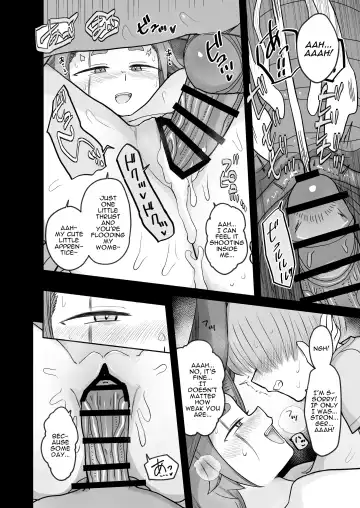 [Amamoru] "Warabe-sotsu Shiken" de Deshi ♂ Kara Seishi o Shiboritoru Deshi Rabu de Kachi Chi Majo Shishō 1000-sai ￪ | 1000 Year Old Witch Cumsqueezes Her Disciple During His Virginity Graduation Exam Fhentai - Page 34