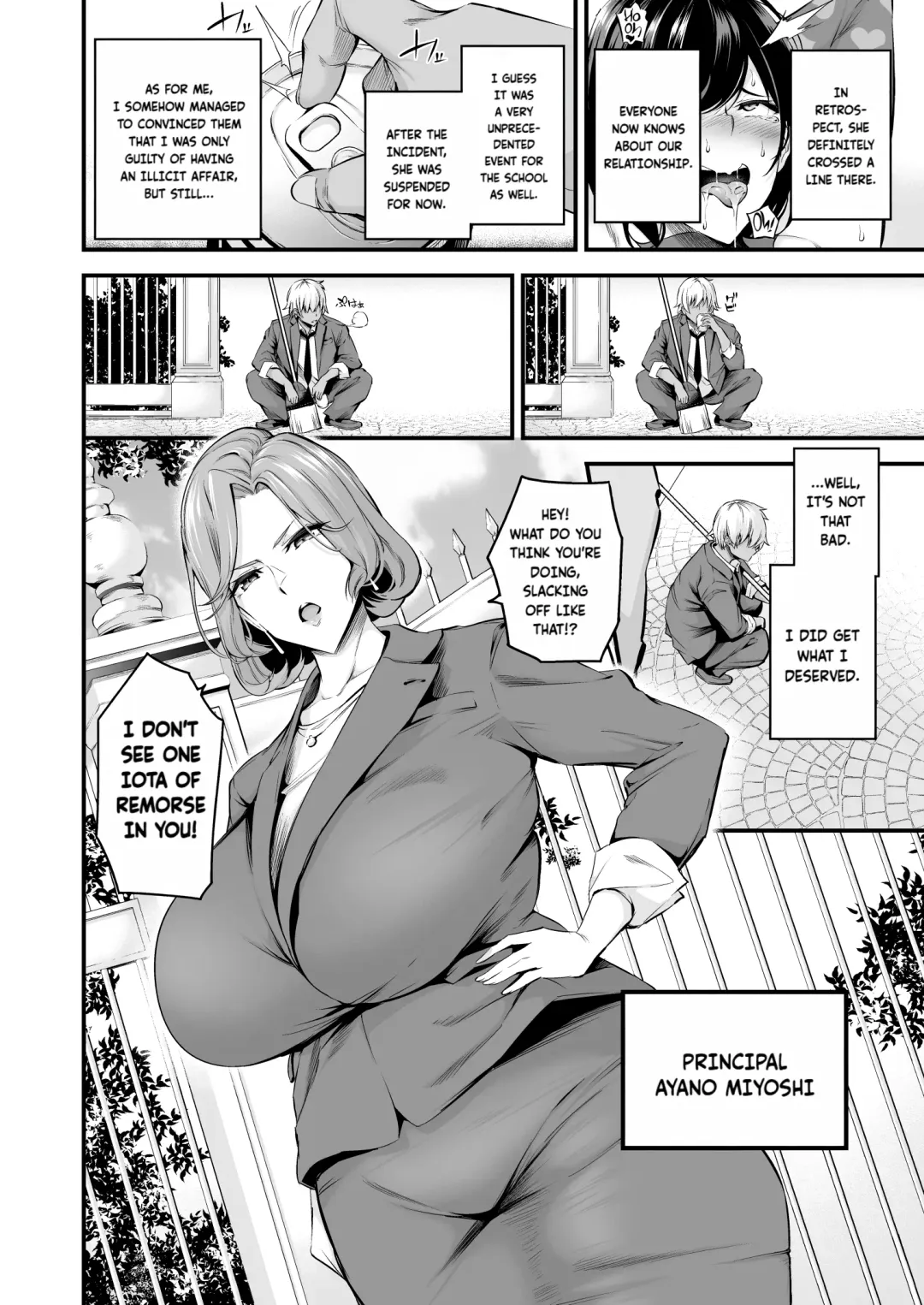 [Nasipasuta] Shiramine Gakuen no Mesubuta Rijichou Zenpen | The sow principal of Shiramine Academy PROLOGUE Fhentai - Page 3