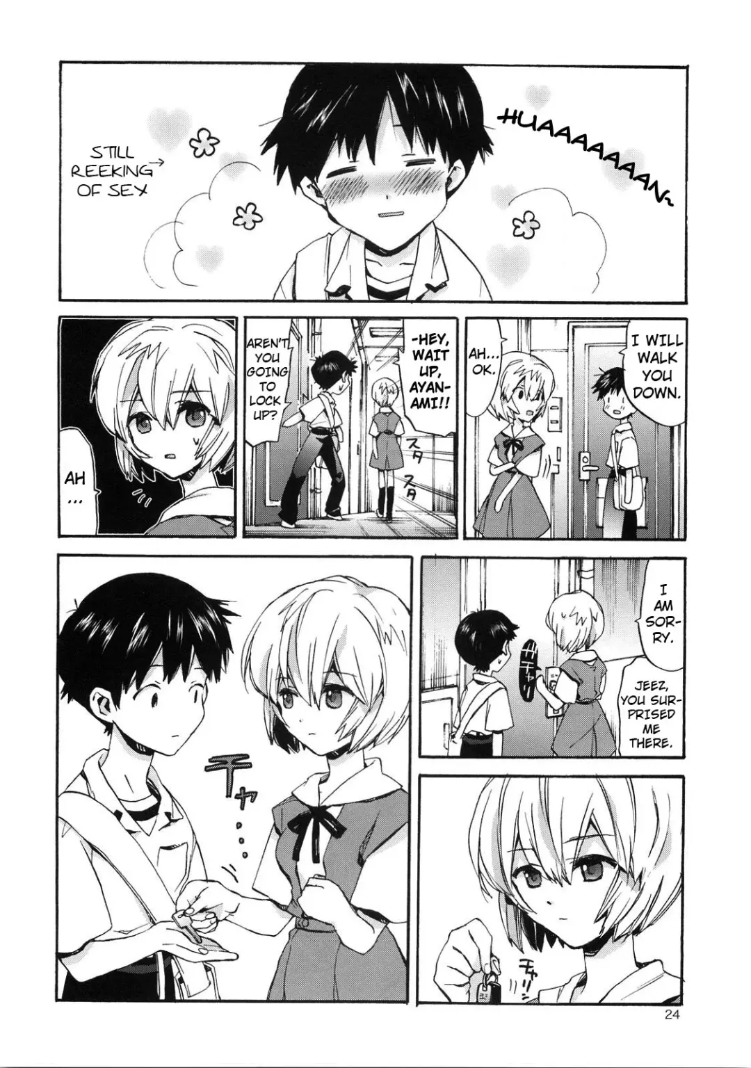 [Nyoriko] Shinji to Ayanami ga Love Love | Love Rei X Shinji (Neon Genesis Evangelion) [English] ==Strange Companions== Fhentai - Page 23