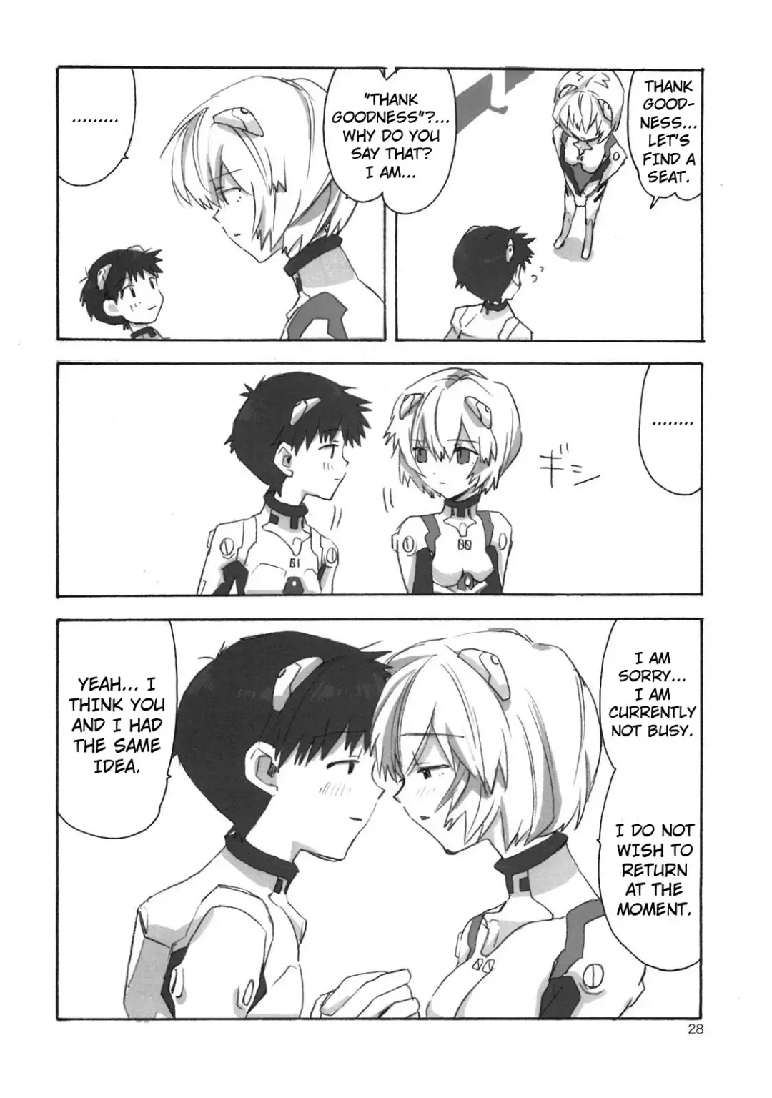 [Nyoriko] Shinji to Ayanami ga Love Love | Love Rei X Shinji (Neon Genesis Evangelion) [English] ==Strange Companions== Fhentai - Page 27