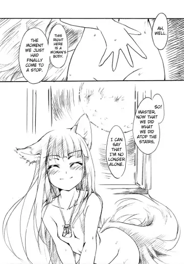 [Ikuta Takanon] Ookami no Chotto H na Hanashi [Wolf and a Little Dirty Chat] (Ookami to Koushinryou [Spice and Wolf]) [English] ==Strange Companions== Fhentai - Page 15