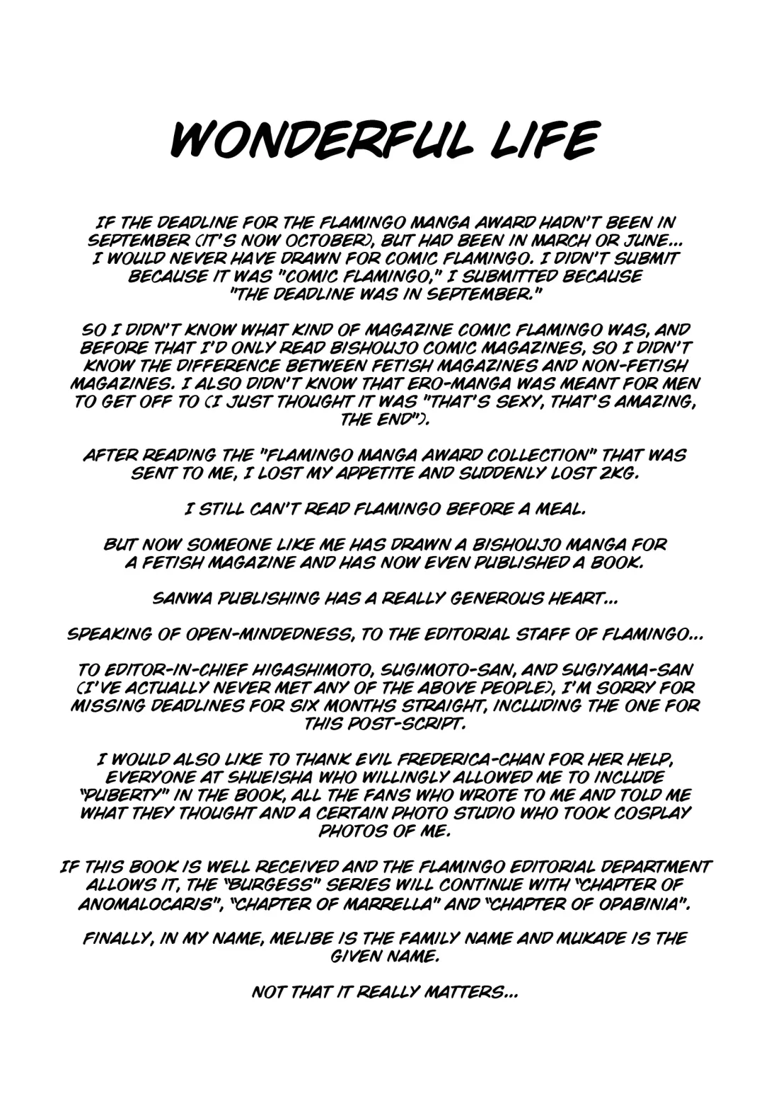 [Mukade Melibe] Burgess' Girls 1: Chapter of Wiwaxia Fhentai - Page 176