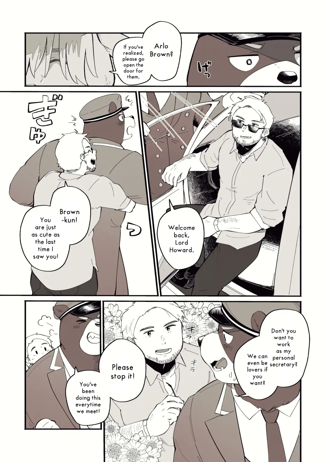 [Saw-chan] Arlo the Bear Doorman and the Mysterious Perfume Fhentai - Page 4
