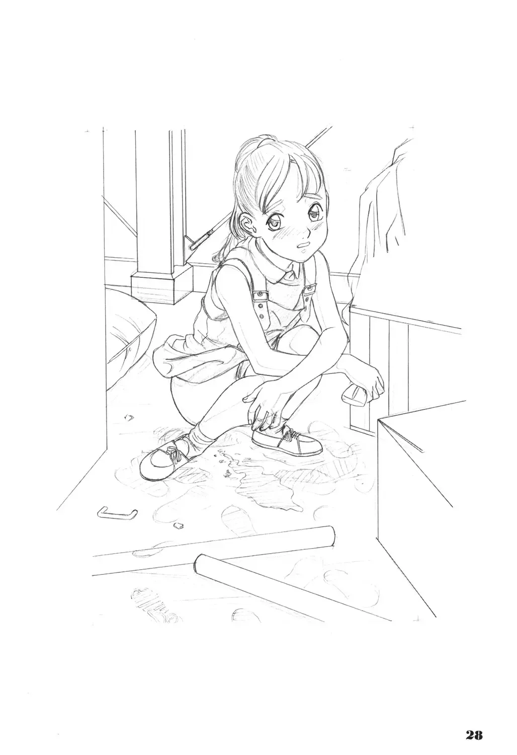 [Hayashibara Hikari] Rakugaki-s Original Shoujo Enpitsu Genga shuu Fhentai - Page 29