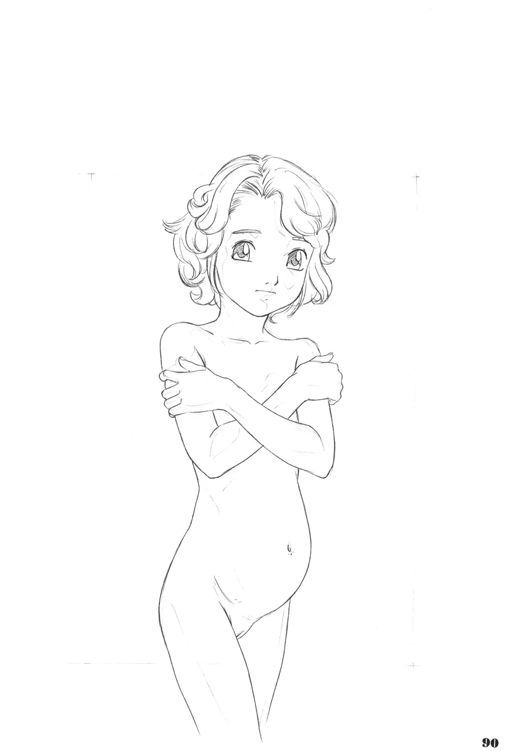 [Hayashibara Hikari] Rakugaki-s Original Shoujo Enpitsu Genga shuu Fhentai - Page 91