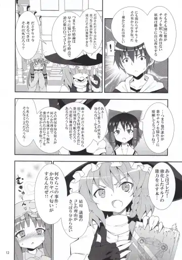[Kishiri Toworu] Kirisame Marisa no Yuuutsu Fhentai - Page 12