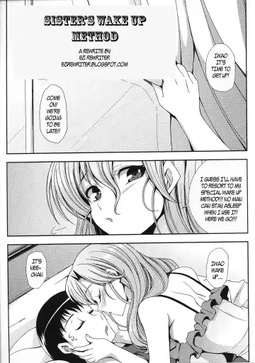 [Ichimai Ugou] Sister's Wake Up Method - Fhentai