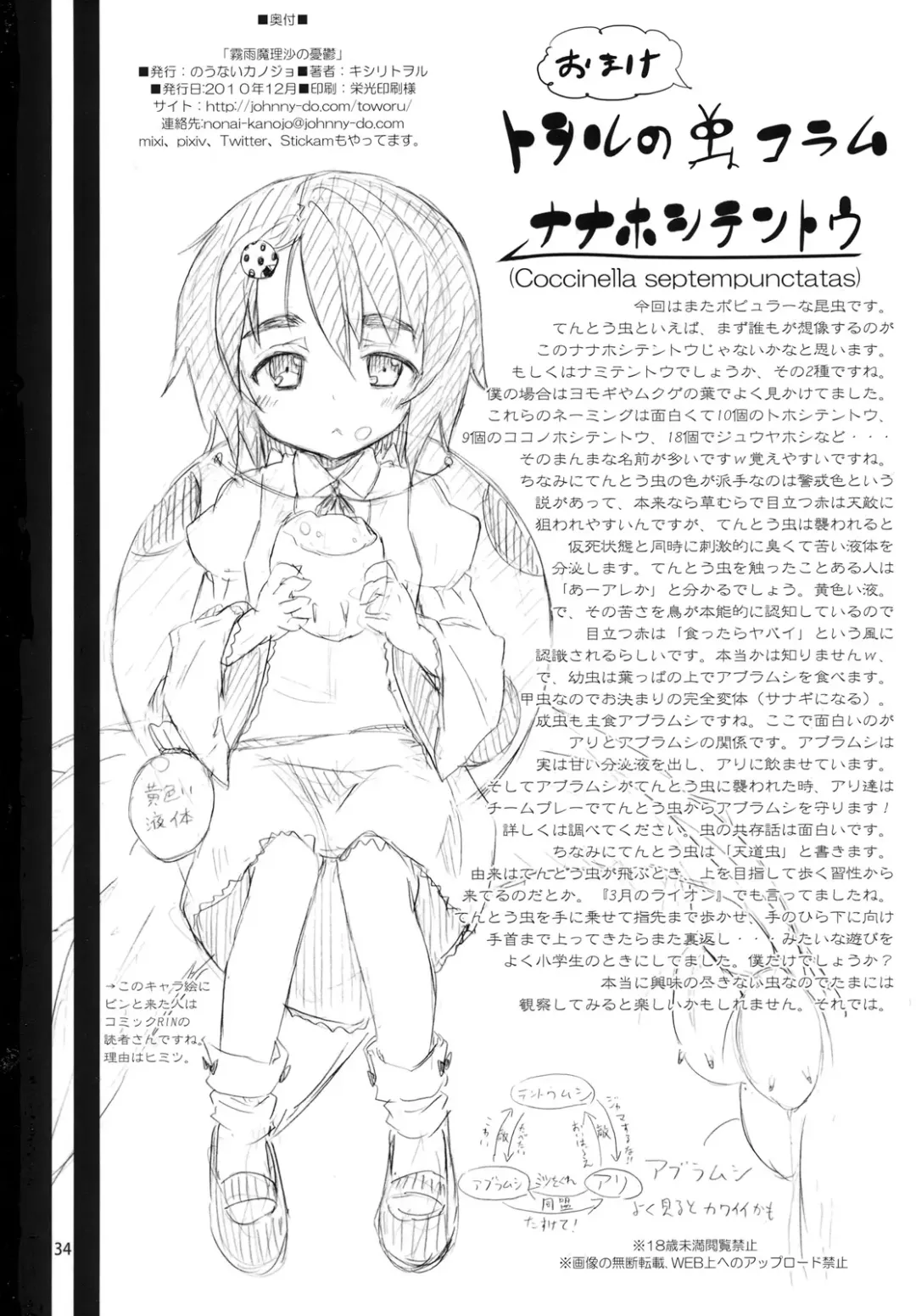 [Kishiri Toworu] Kirisame Marisa no Yuuutsu Fhentai - Page 33