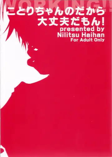 [Nilitsu] Kotori-Chan no Dakara Daijoubu Damon! Fhentai - Page 18