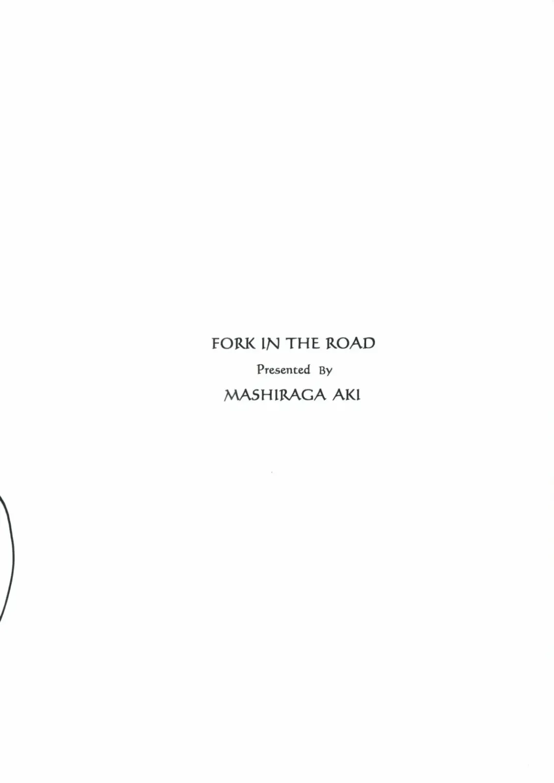 [Mashiraga Aki] FORK IN THE ROAD Fhentai - Page 52