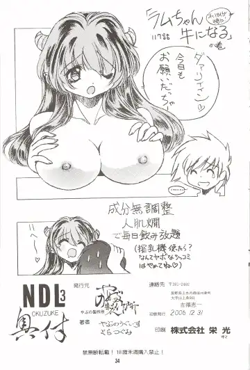 [Toratugumi - Yabuno Uguisu] NDL 3 Fhentai - Page 33
