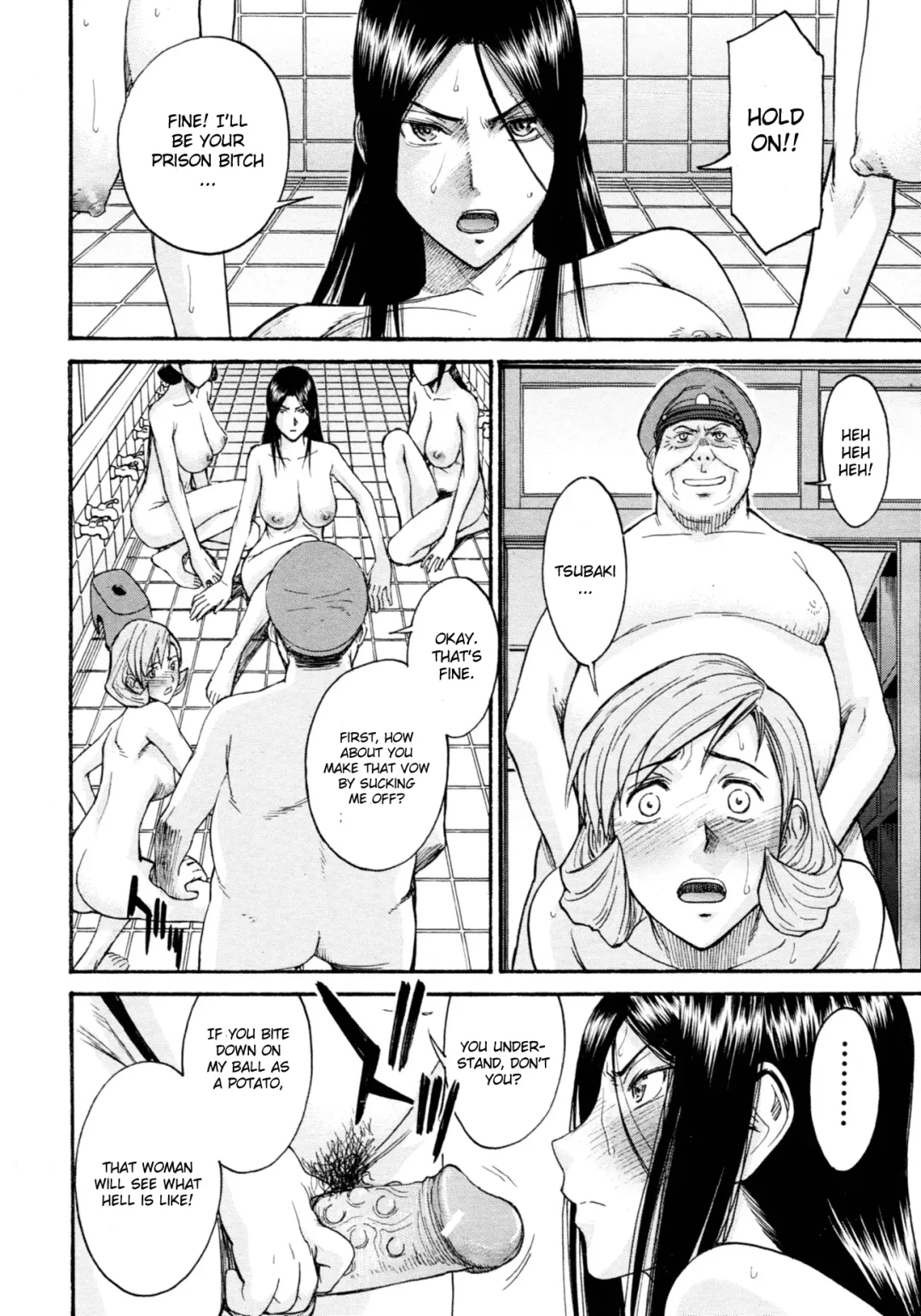 [Inomaru] Joshuu Tsubaki | Female Prisoner Tsubaki Ch. 4 Fhentai - Page 16