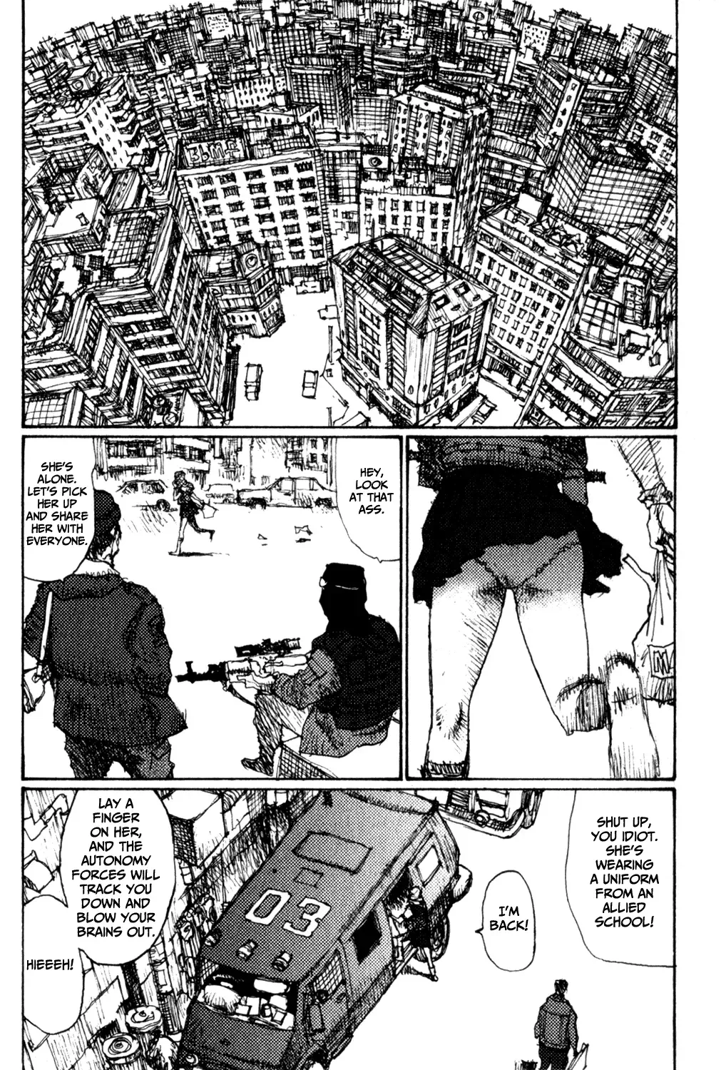 [Matsumoto Jiro] Zenryou naru Itan no Machi - A City for Honests and Heretics Fhentai - Page 111