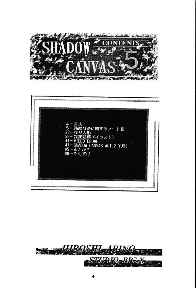 [Arino Hiroshi] Shadow Canvas 5 Fhentai - Page 3