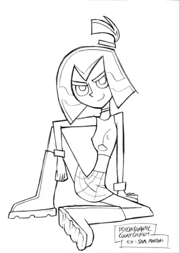 [Shinda Mane] Psychosomatic Counterfeit Ex: Samantha Manson Fhentai - Page 9