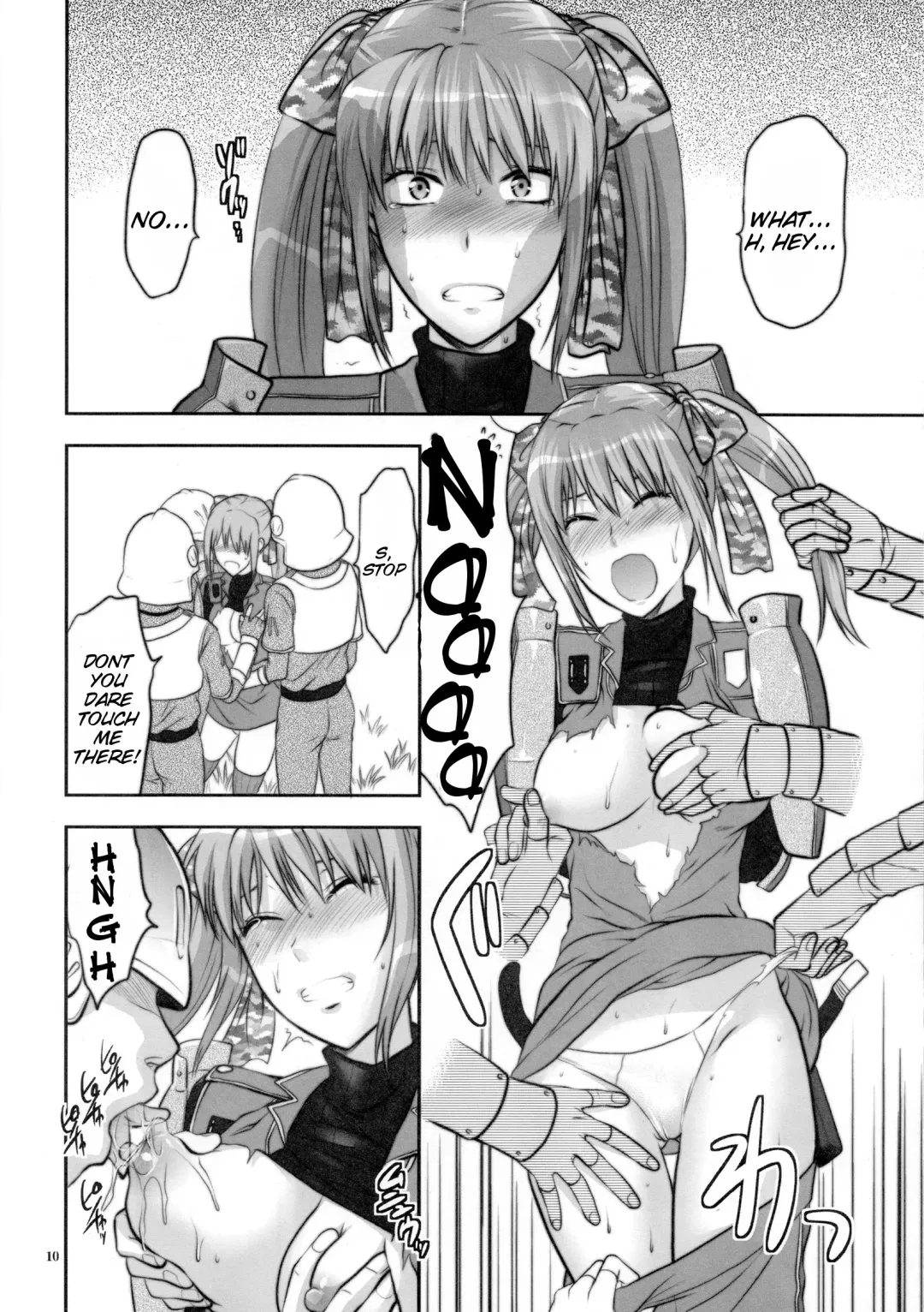 [Yuzuki N Dash] Senjou no Tsundere Buntaichou | The Tsundere Squad Commander of the Battlefield Fhentai - Page 10