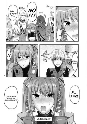 [Yuzuki N Dash] Senjou no Tsundere Buntaichou | The Tsundere Squad Commander of the Battlefield Fhentai - Page 22