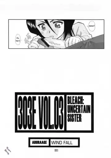 [Aburaage] 303e Vol.03 Bleach Edition - Uncertain Sister Fhentai - Page 2