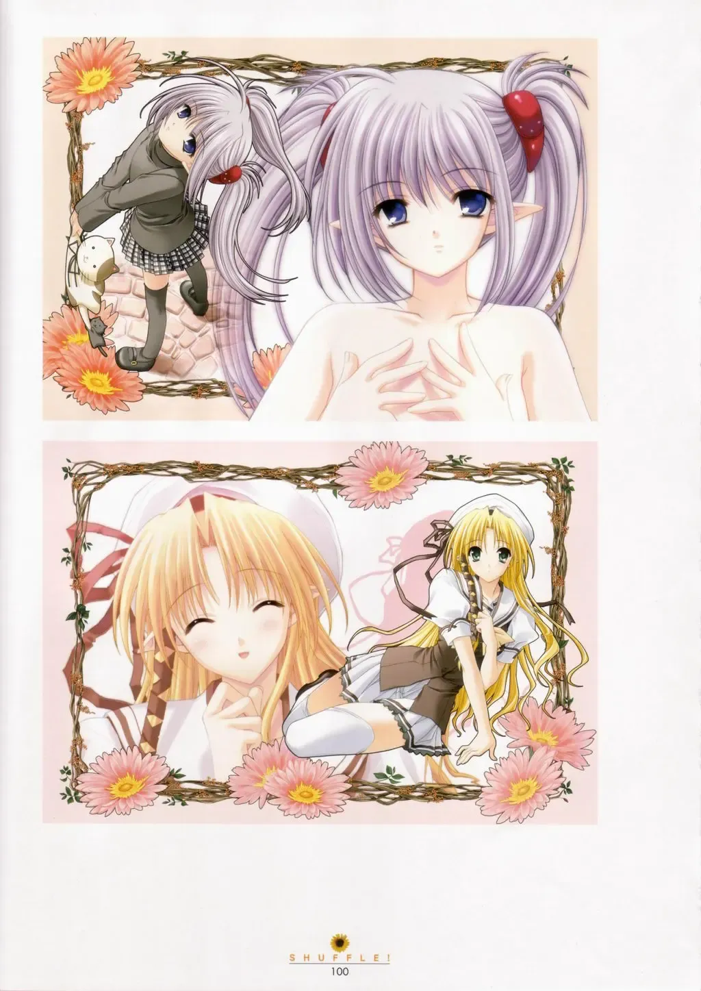 [Nishimata Aoi - Suzuhira Hiro] SHUFFLE! Visual Fan Book Fhentai - Page 101