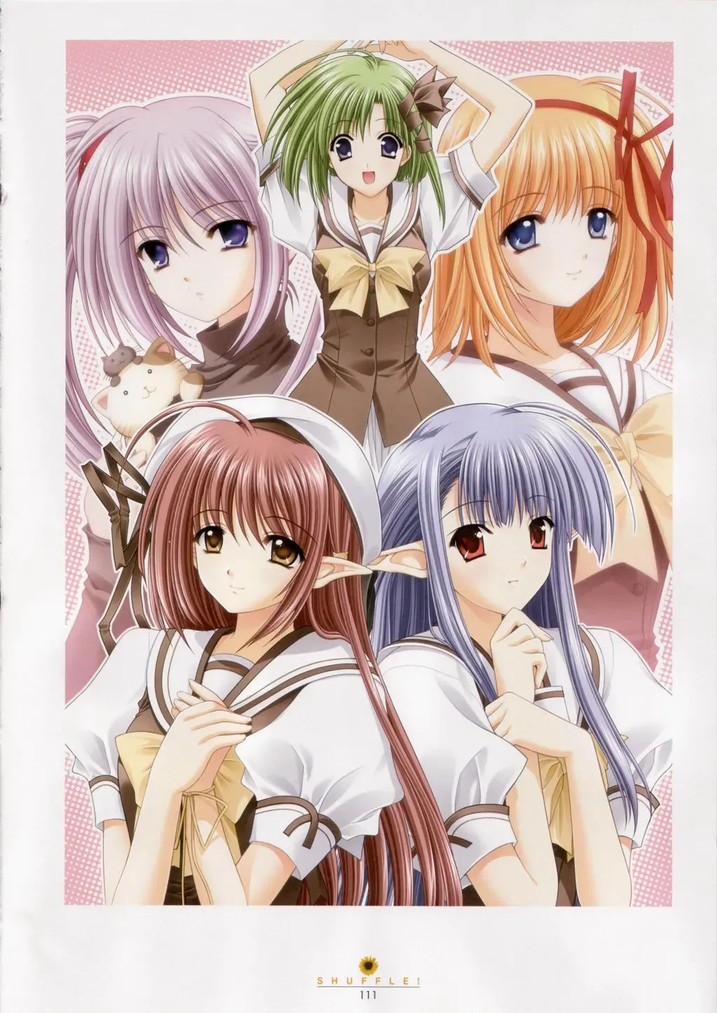 [Nishimata Aoi - Suzuhira Hiro] SHUFFLE! Visual Fan Book Fhentai - Page 112