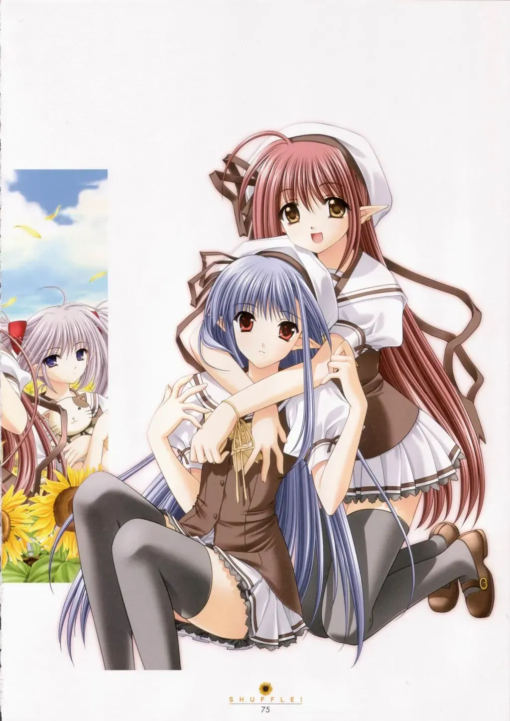 [Nishimata Aoi - Suzuhira Hiro] SHUFFLE! Visual Fan Book Fhentai - Page 76