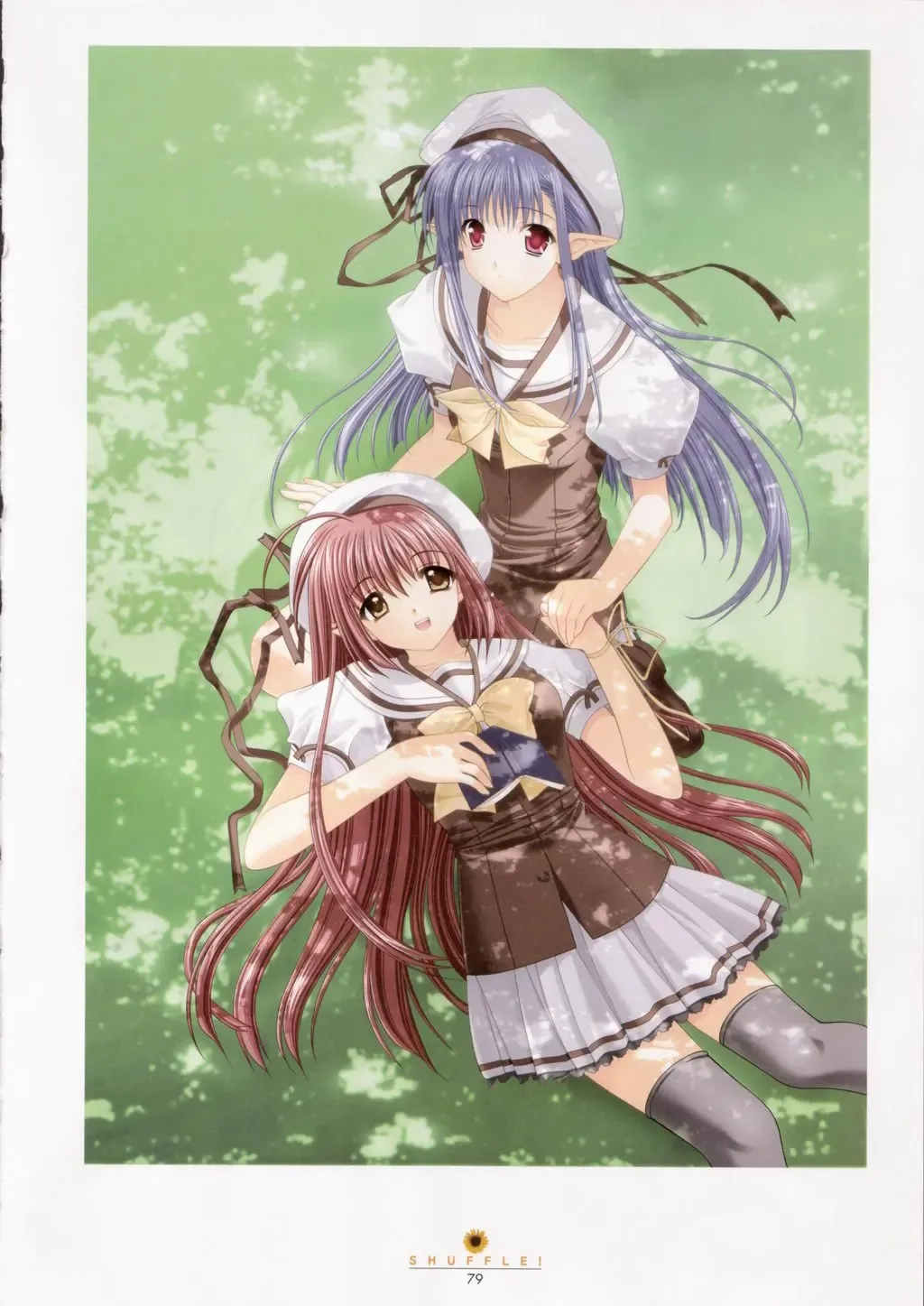 [Nishimata Aoi - Suzuhira Hiro] SHUFFLE! Visual Fan Book Fhentai - Page 80