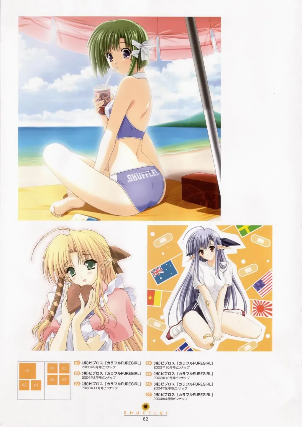 [Nishimata Aoi - Suzuhira Hiro] SHUFFLE! Visual Fan Book Fhentai - Page 83