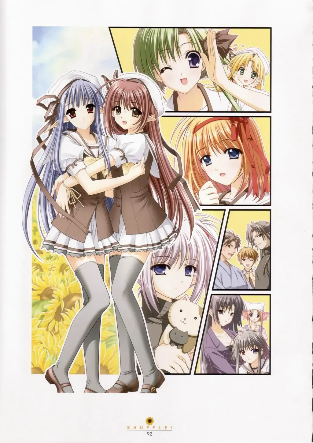 [Nishimata Aoi - Suzuhira Hiro] SHUFFLE! Visual Fan Book Fhentai - Page 93