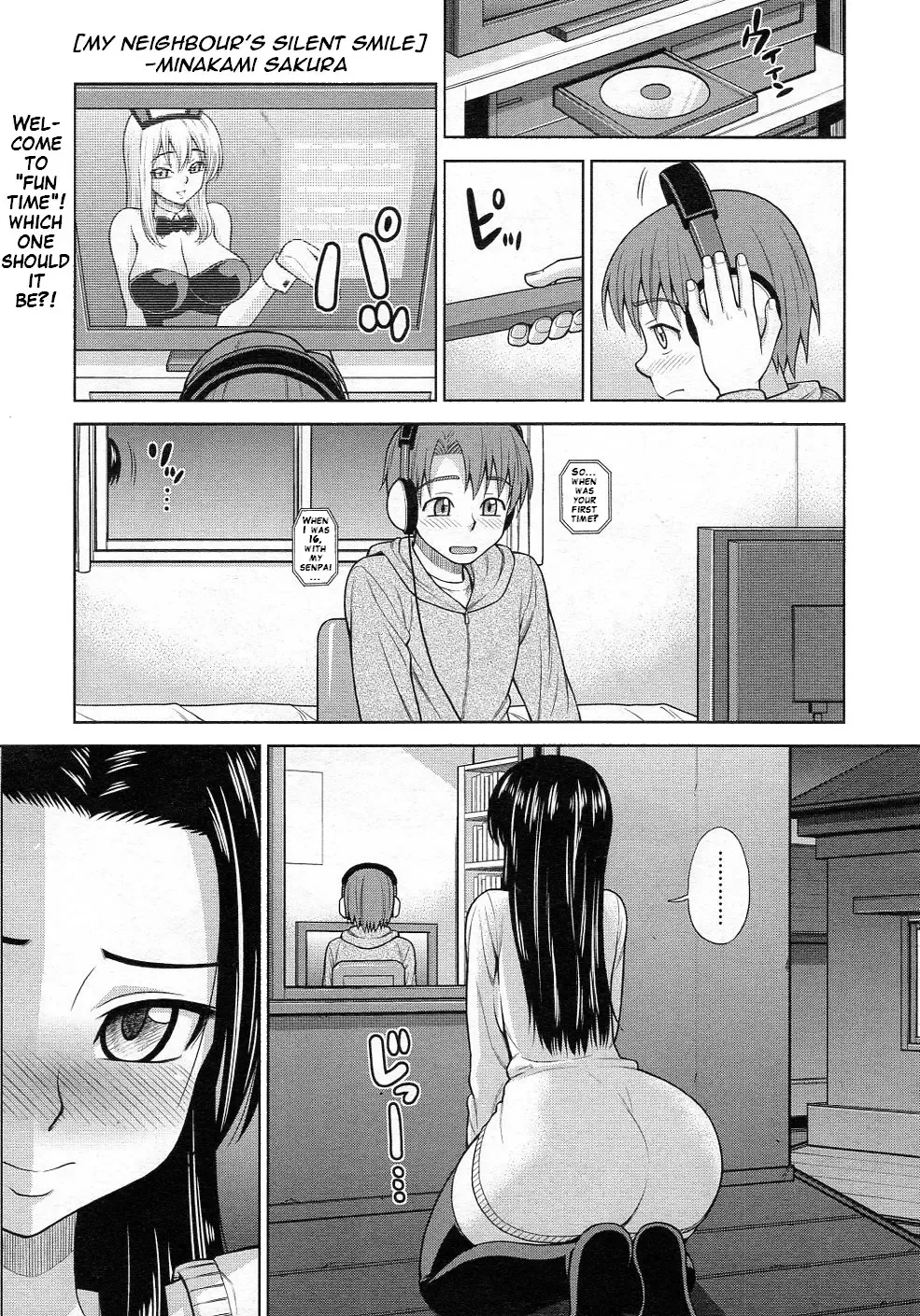 [Minakami Sakura] Rinjin wa Shizuka ni Warau | My Neighbour's Silent Smile Fhentai - Page 1