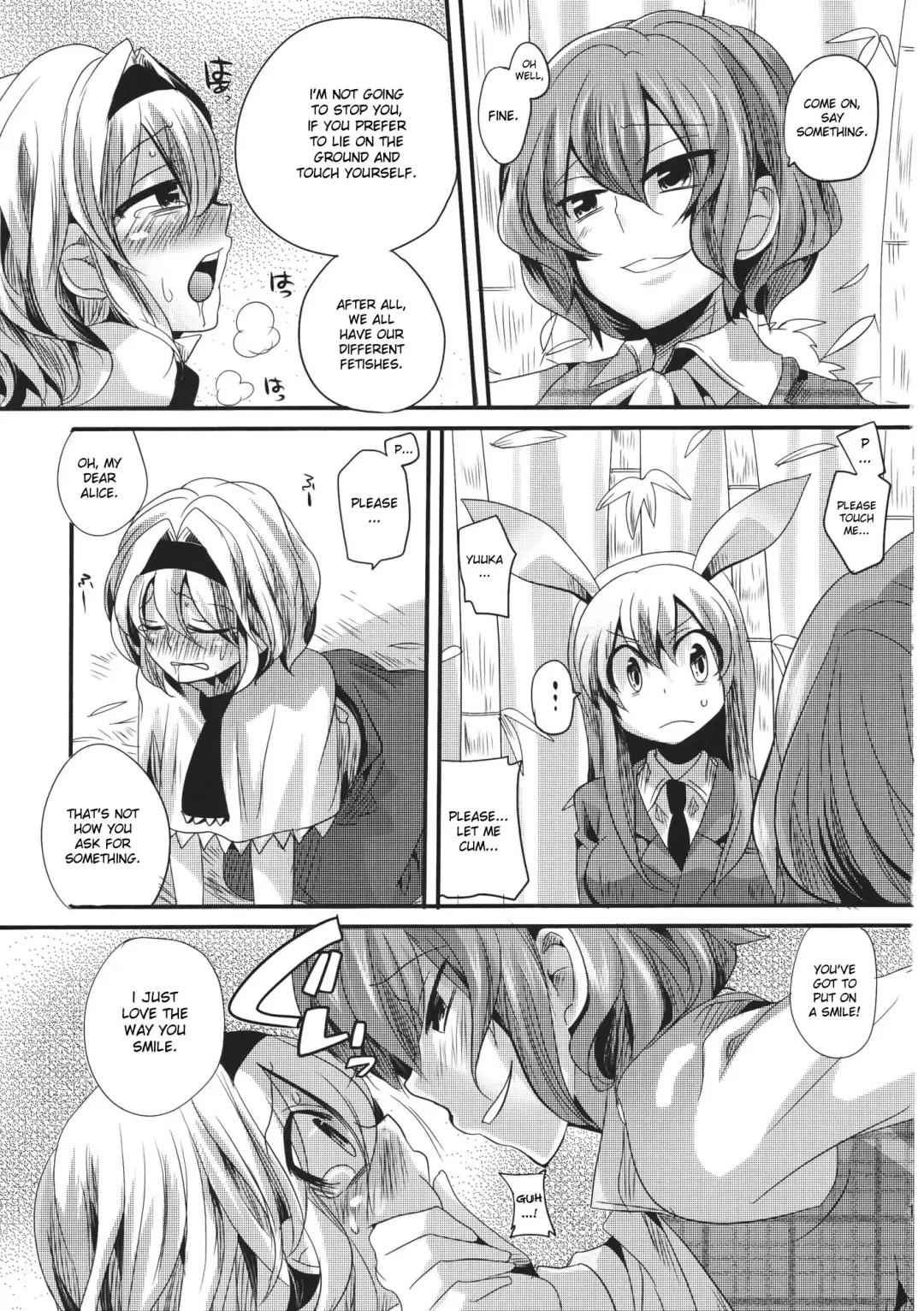 [Doumou] Yuuka ga do S de Alice ga M de | Yuuka is a Sadist, While Alice is a Masochist Fhentai - Page 14