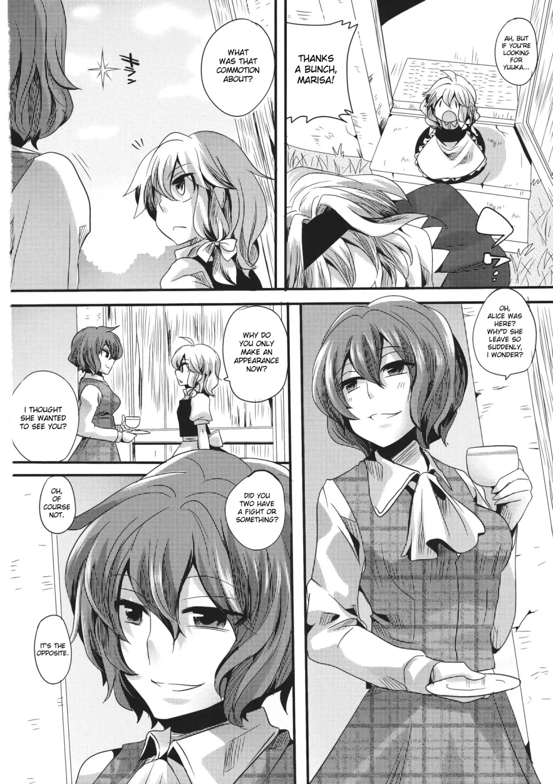 [Doumou] Yuuka ga do S de Alice ga M de | Yuuka is a Sadist, While Alice is a Masochist Fhentai - Page 9