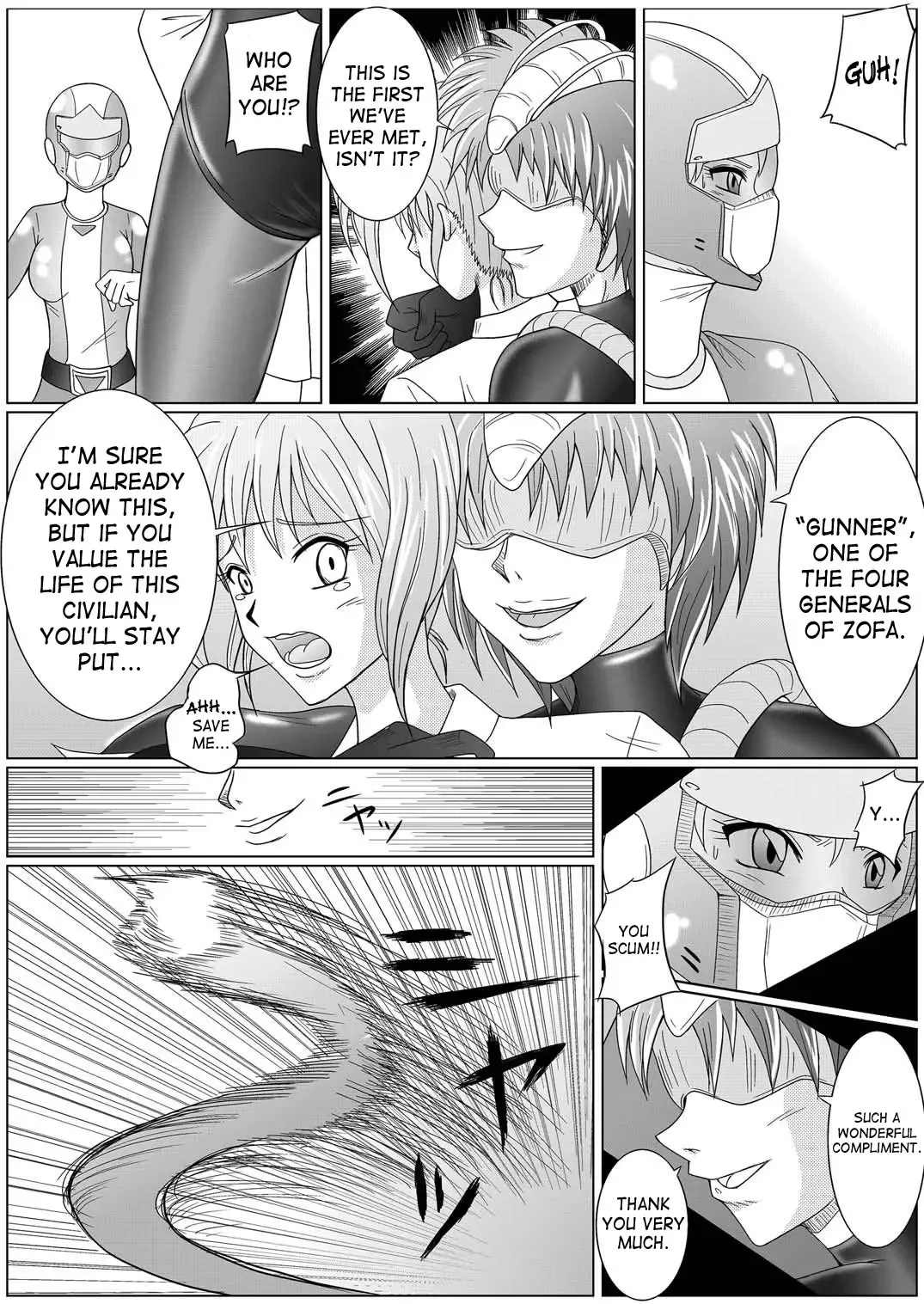 [Monmon - Yukimi] Tokubousentai Dinaranger ~Heroine Kairaku Sennou Keikaku~ Vol. 01 Fhentai - Page 14