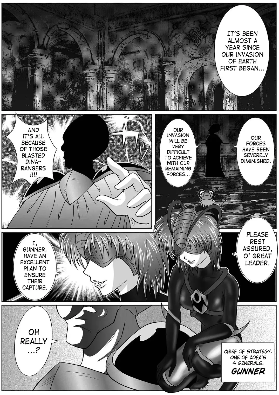 [Monmon - Yukimi] Tokubousentai Dinaranger ~Heroine Kairaku Sennou Keikaku~ Vol. 01 Fhentai - Page 4