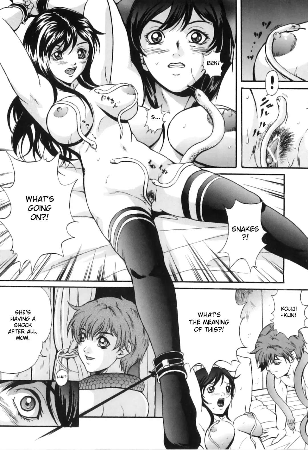 [Shizuki Shinra] Karamitsuku Kairaku | Slithering Pleasure Fhentai - Page 7