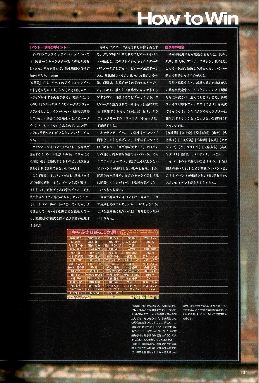 大惡司 オフィシャルガイド Fhentai - Page 109