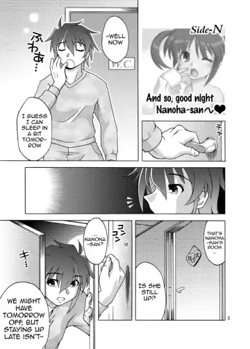 [Shaa Peipei] Sotto, Oyasumi Nanoha-san Fhentai - Page 4