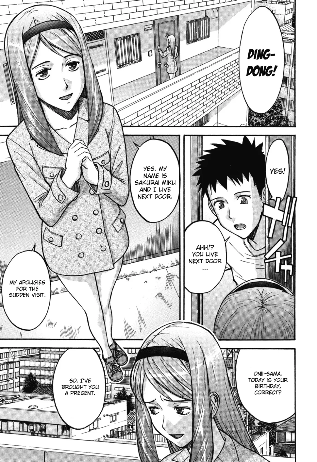 [Inomaru] Otonari 3 | The 3 Who Live Next Door Fhentai - Page 1