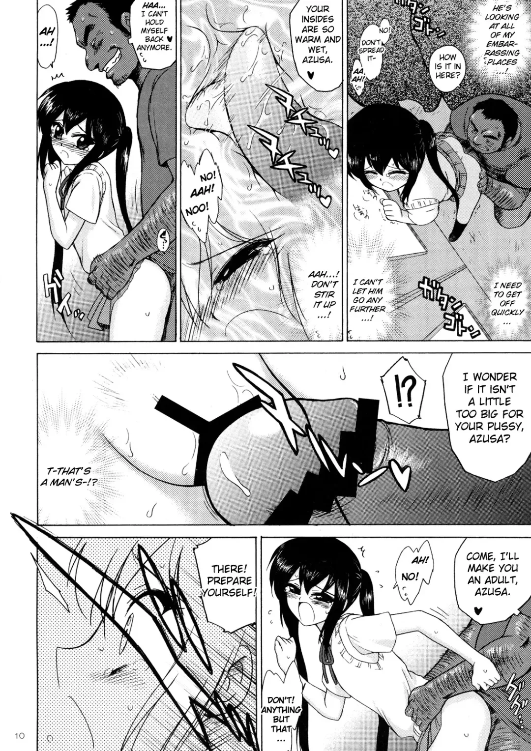 [Kuroinu Juu] Azunyan to Dokidoki Chikan Densha Fhentai - Page 9