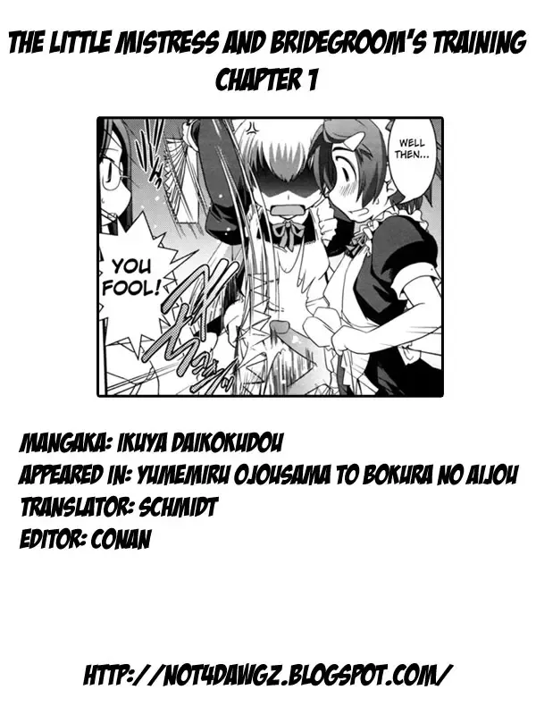 [Ikuya Daikokudou] Ojousama to Hanamuko Shugyou | The Little Mistress And Bridegroom's Training Fhentai - Page 21