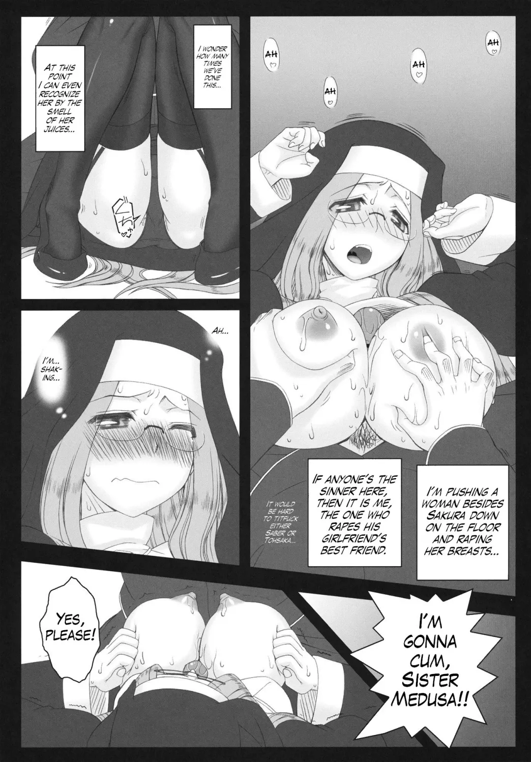 [Kobanya Koban] Yaraena. 12 Rider-san no Ha.chi.mi.tsu Zangeshitsu | Rider is Definitely Perverted 12: Rider's Perverted Confessional Fhentai - Page 9
