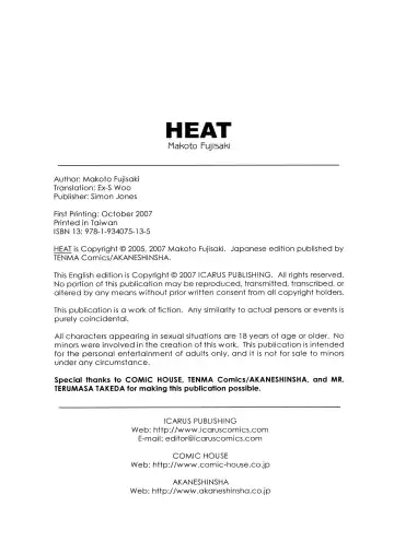 [Fujisaki Makoto] HEAT -Unmei no Wa- (decensored) Fhentai - Page 191