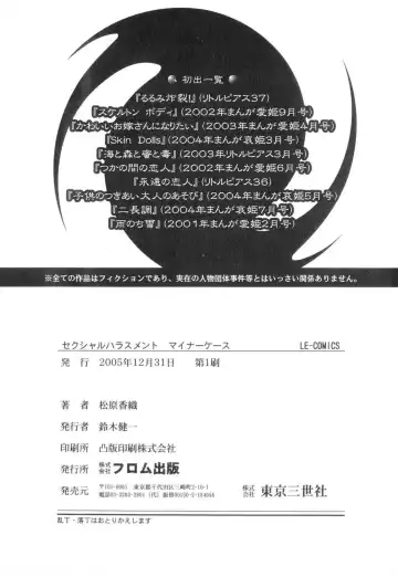 [Mana-ko] Sexual Harassment Minor Case Fhentai - Page 165