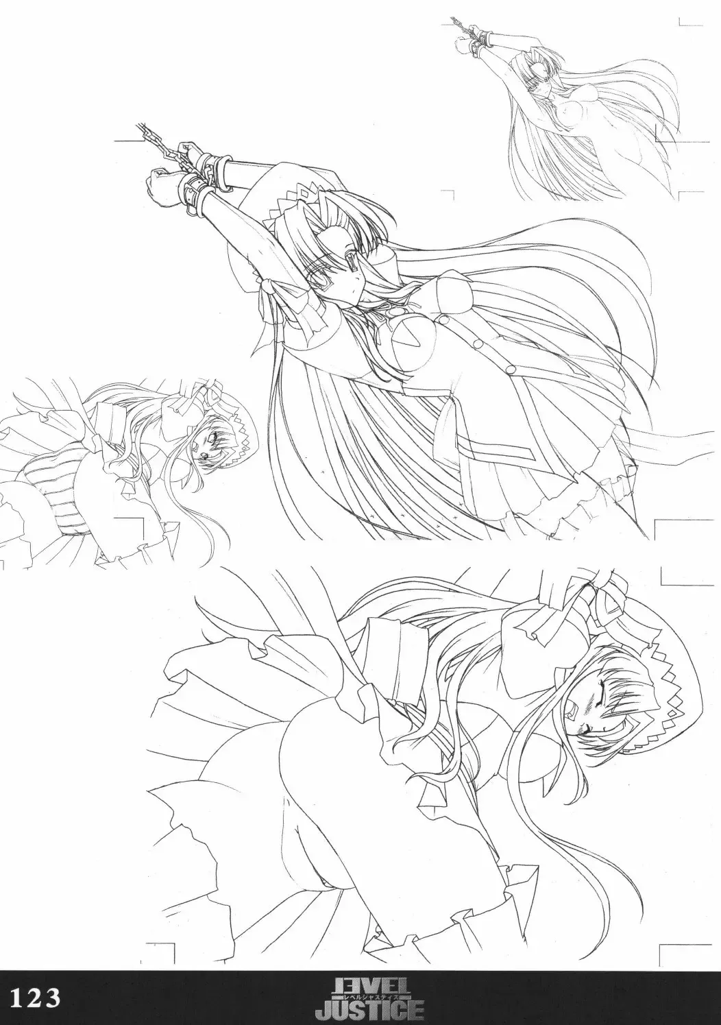 [Sasaki Tamaru] Softhouse Chara no Kuseni Gengashuu - Sudukuri Dragon & Level Justice Fhentai - Page 122