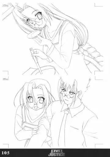 [Sasaki Tamaru] Softhouse Chara no Kuseni Gengashuu - Sudukuri Dragon & Level Justice Fhentai - Page 104