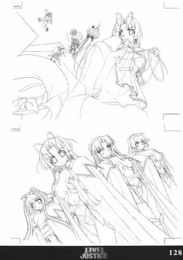 [Sasaki Tamaru] Softhouse Chara no Kuseni Gengashuu - Sudukuri Dragon & Level Justice Fhentai - Page 127