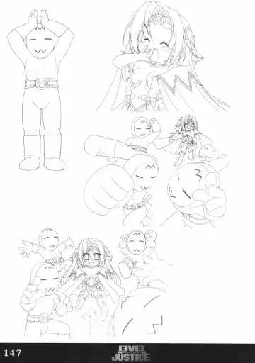 [Sasaki Tamaru] Softhouse Chara no Kuseni Gengashuu - Sudukuri Dragon & Level Justice Fhentai - Page 146