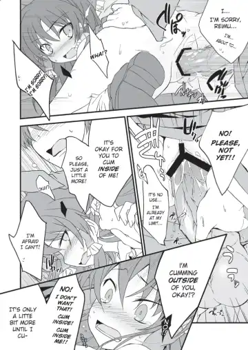 [Tororo] Reimu-san Mitetara Chinko Tatte Kita! | As I Looked At Her, I Instantly Had An Erection! Fhentai - Page 11