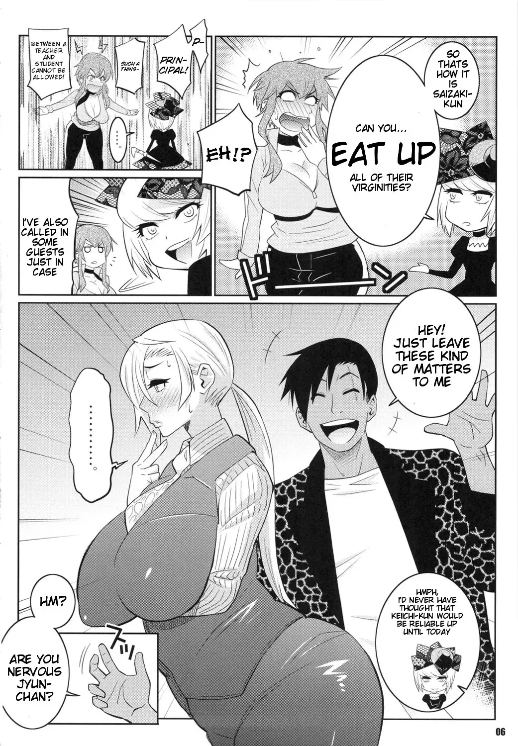 [Nise Kurosaki] Wakuwaku Hoken Taiiku | Exciting Sex-Ed Fhentai - Page 5