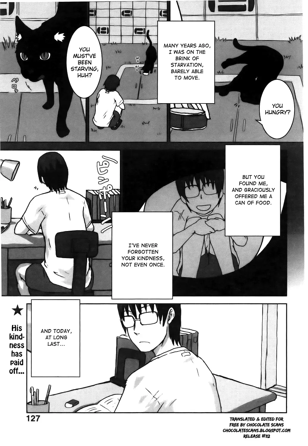 [Itou Yuuji] Neko ga Ongaeshi? | The Cat Returns Fhentai - Page 1