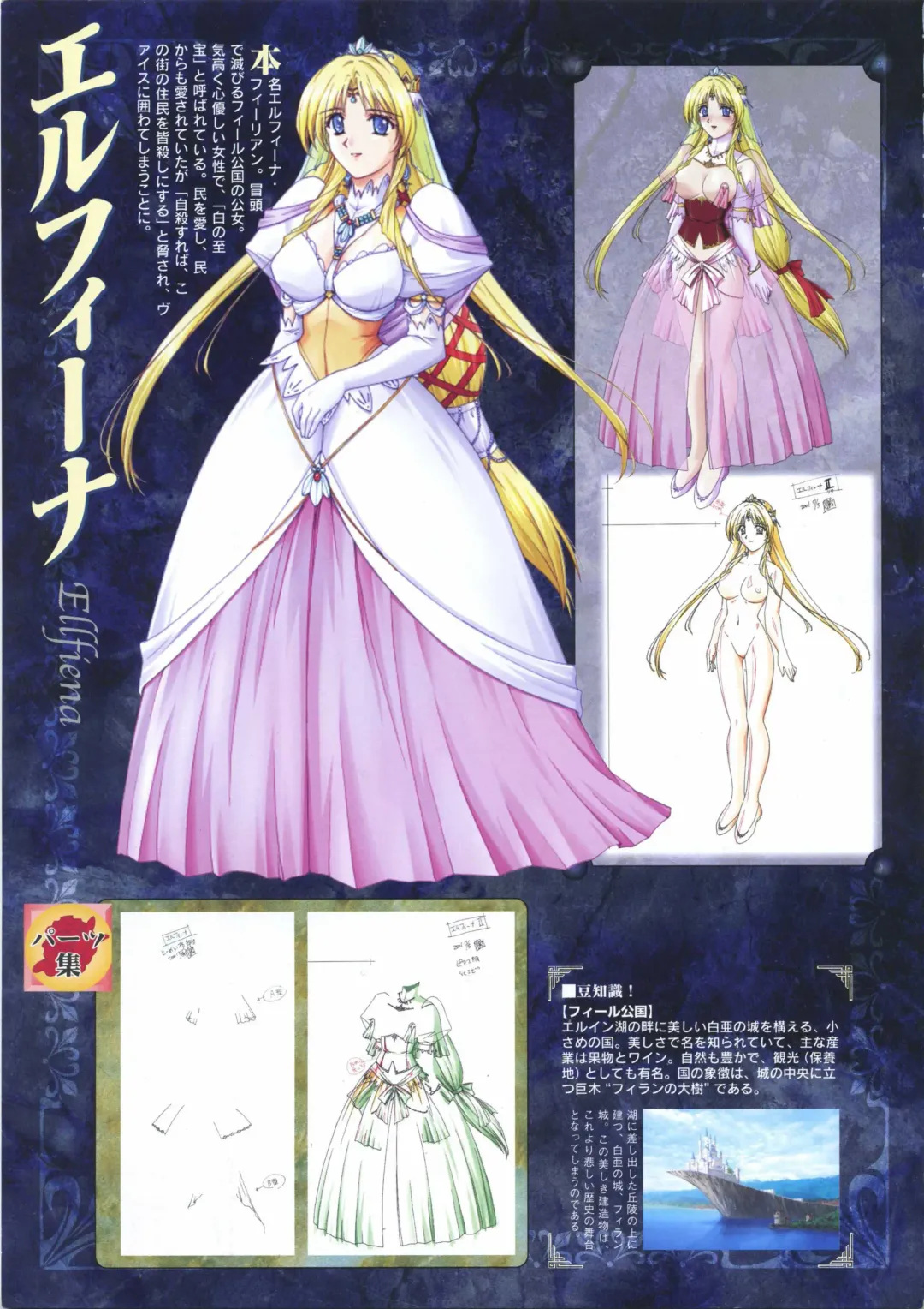 [Ribahara Aki] Elfeana ～ Yoru e to Urareta Oukoku de... ～ original artworks Fhentai - Page 15